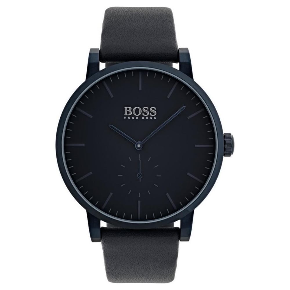 Hugo Boss Essence Watch For Men with Blue Leather Strap Hugo Boss Essence Watch For Men with Blue Leather Strap