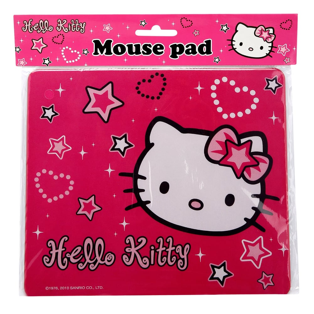 Hello Kitty Mouse Pad, Star Kt, Large, Pink Hello Kitty Mouse Pad, Star Kt, Large, Pink