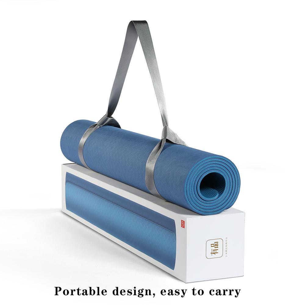Xiaomi Yunmai Tpe Yoga Mat 6mm Floor Exercise Workout Mat | Environmental Gymnastics Fitness Rubber Mats For Beginner