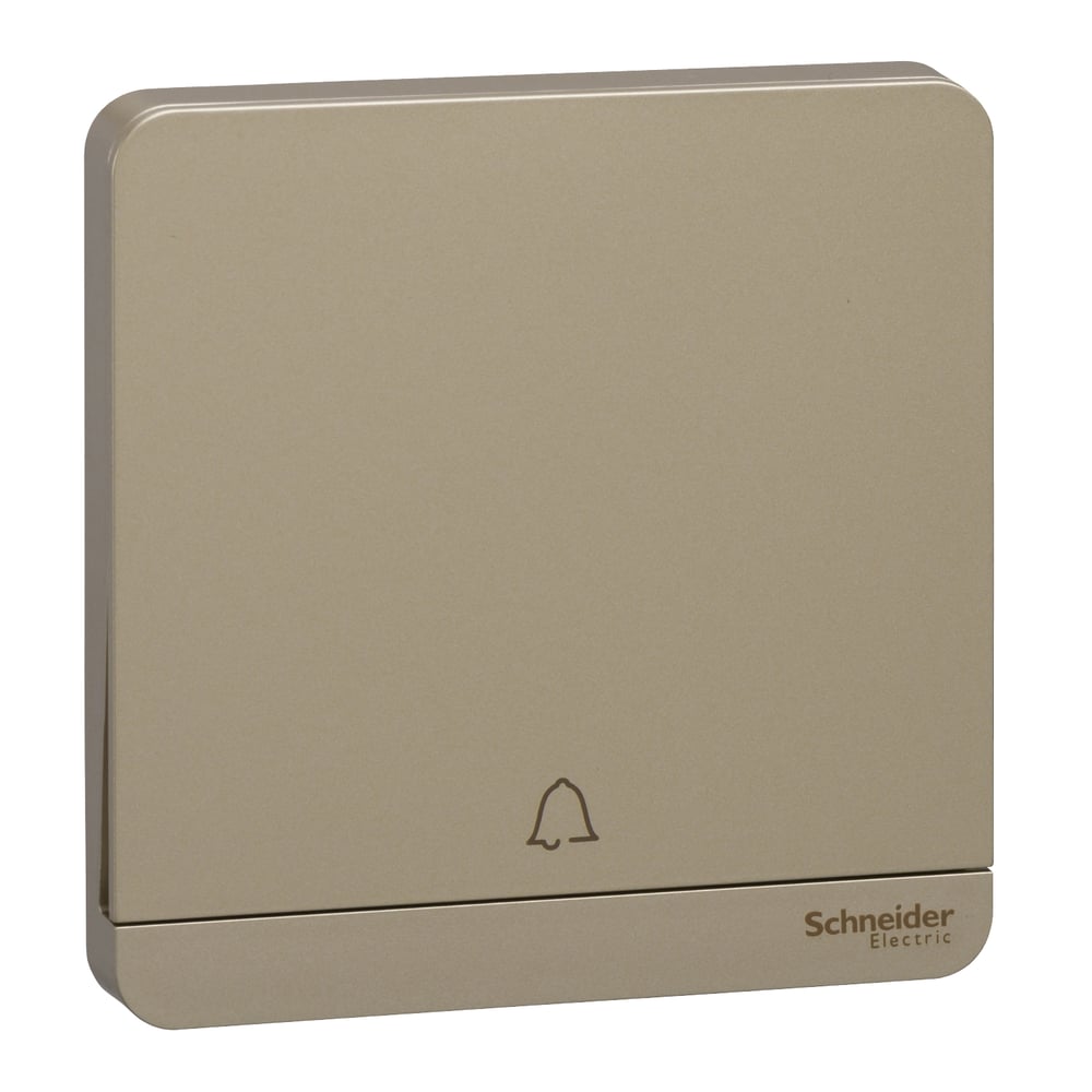 Schneider Electric E8331bpl1_wg Avataron Gold - Retractive Door Bell Switch - With Bell Symbol - 1 Gang 2 Way - 10a Gold Schneider Electric E8331bpl1_wg Avataron Gold - Retractive Door Bell Switch - With Bell Symbol - 1 Gang 2 Way - 10a Gold