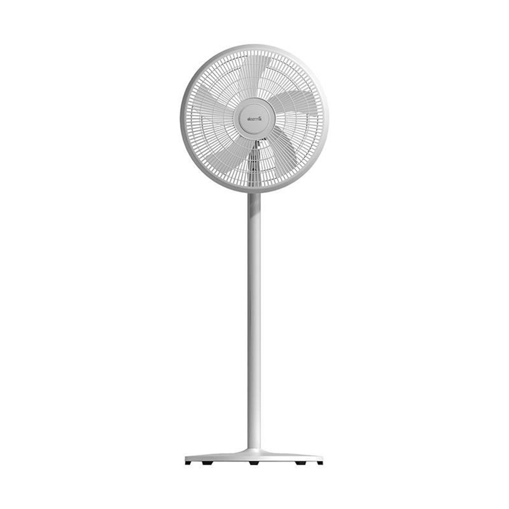 Deerma Fd15W Electric Cooling Fan With 5 Blades And 3 Fan Speed Mode Auto Rotate Left & Right Smooth Airflow Strong Gust Lightweight Floor Fan 40w - White Deerma Fd15W Electric Cooling Fan With 5 Blades And 3 Fan Speed Mode Auto Rotate Left & Right Smooth Airflow Strong Gust Lightweight Floor Fan 40w - White
