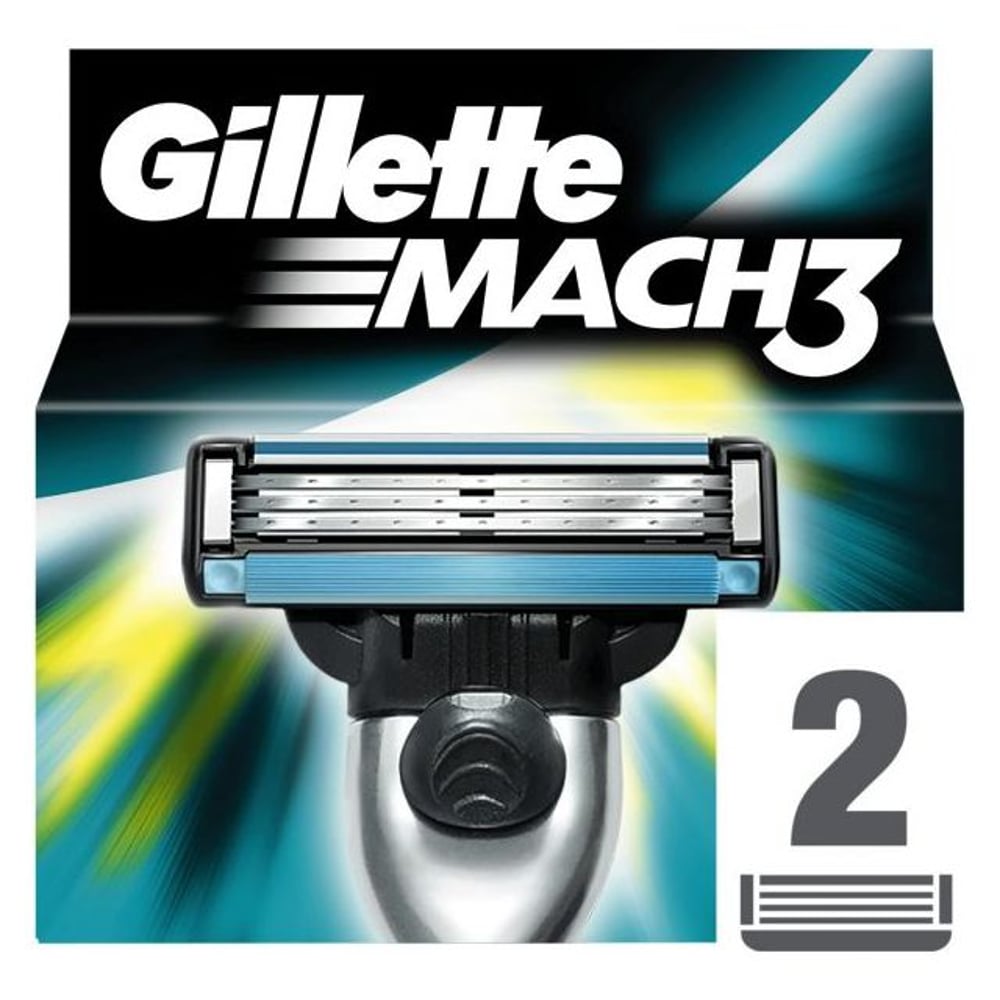Gillette 29701 Mach3 Men's Razor Blade Refills 2pcs