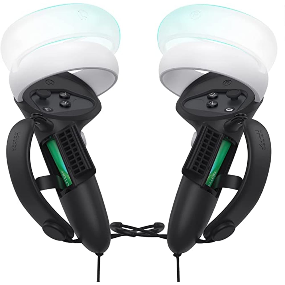 Kiwi Design Controller Grips Cover With Adjustable Knuckle Straps And Battery Opening Kiwi Design Controller Grips Cover With Adjustable Knuckle Straps And Battery Opening