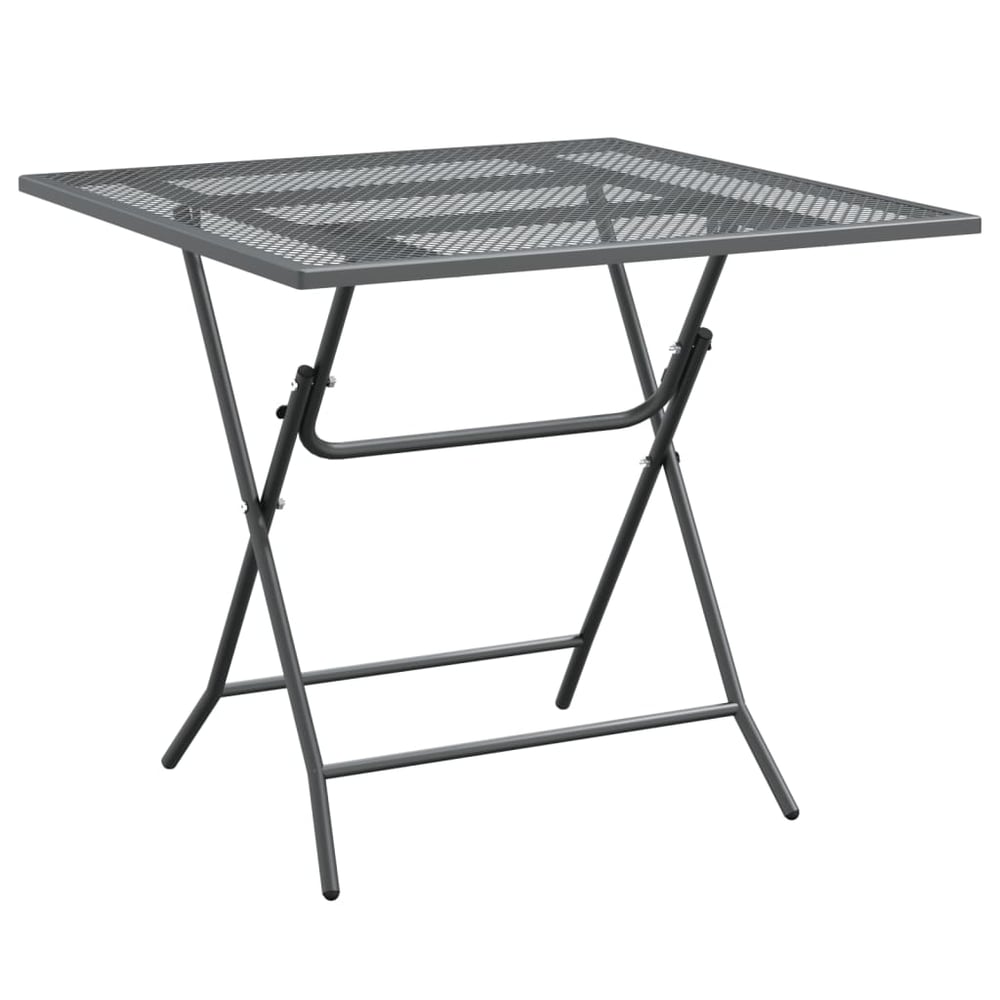 Vidaxl Garden Table 80x80x72 Cm Expanded Metal Mesh Anthracite Vidaxl Garden Table 80x80x72 Cm Expanded Metal Mesh Anthracite