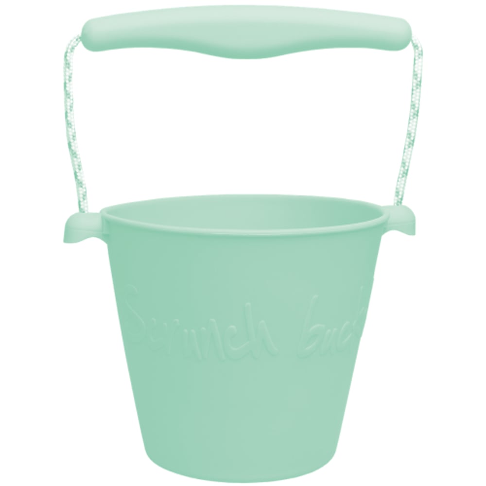 Scrunch Bucket - Dusty Light Green Scrunch Bucket - Dusty Light Green