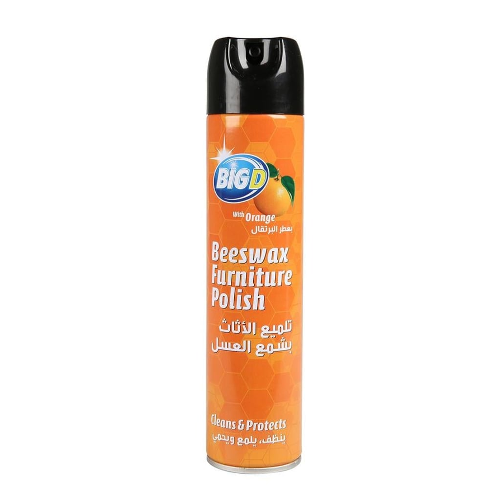 Big D Beeswax Furniture Polish (300 ml, Orange)