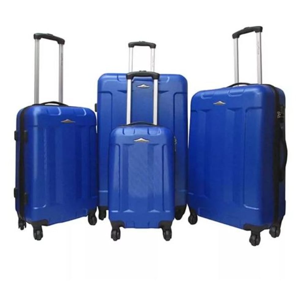 Highflyer Blaze Series Trolley Luggage Bag Blue 4pc Set TH3194PC