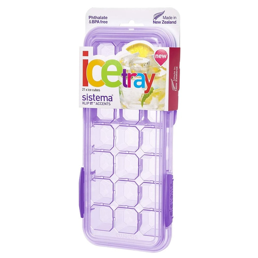 Sistema - Ice Tray Klip It Accents - Purple