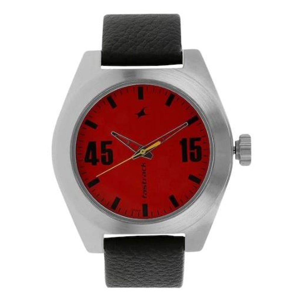 Fastrack Red Dial Analog Watch for Mens
