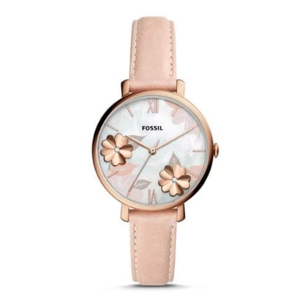 Fossil ES4671 Georgia Analog Leather Watch For Women