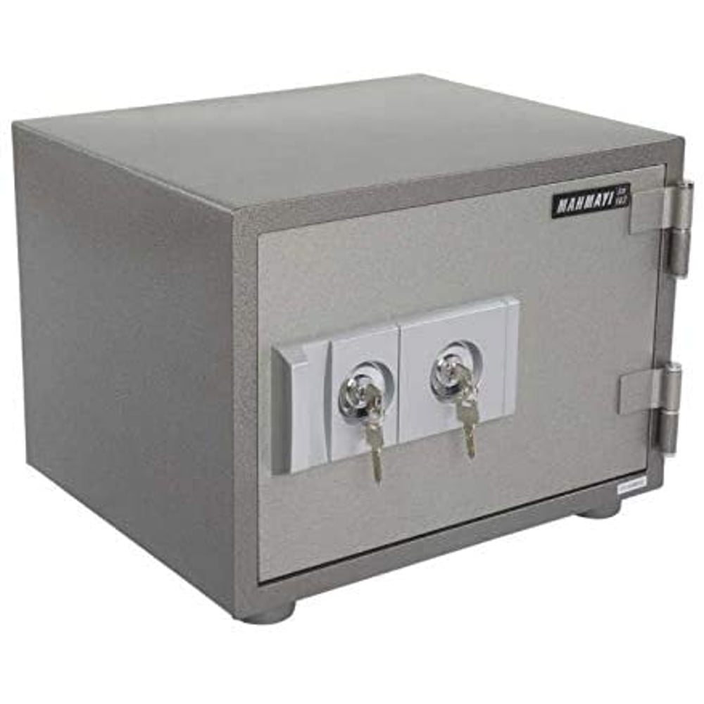 Mahmayi Secure Sd103 Fire Safe Highly Secure Functional Safe Organiser with Hammertone Paint Finish (Key Lock + Key Lock)