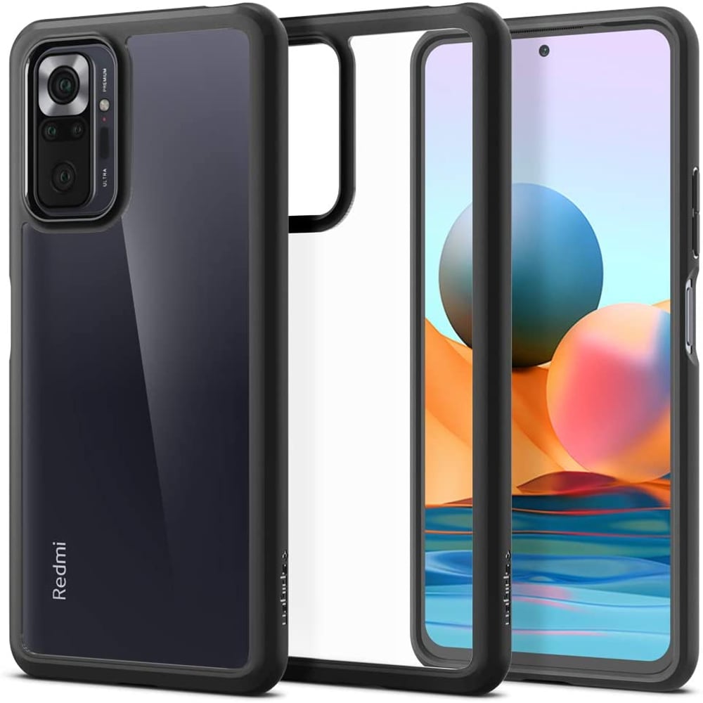 Spigen Ultra Hybrid Designed For Redmi Note 10 Pro Case Cover - Matte Black Spigen Ultra Hybrid Designed For Redmi Note 10 Pro Case Cover - Matte Black