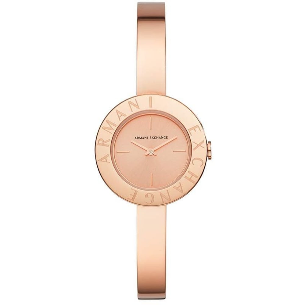 Armani Exchange Giulia Rose Gold Stainless Steel Analog Women Watch AX5905