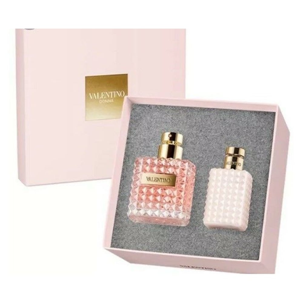 Valentino Valentina Donna Gift Set For Women (Valentina Donna 100ml EDP + 100ml Body Lotion)