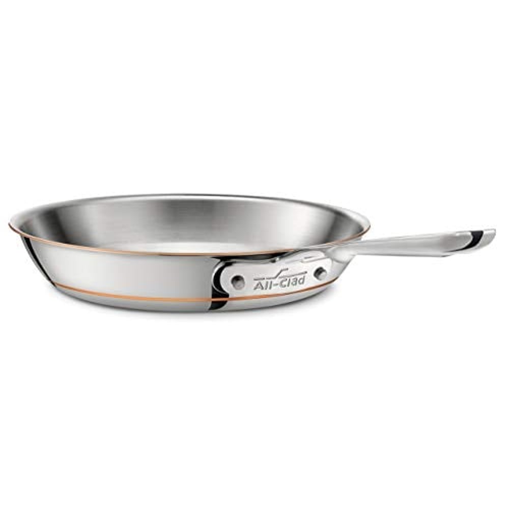 All-Clad 6110 Ss Copper Core 5-Ply Bonded Dishwasher Safe Fry Pan/Cookware, 10-Inch, Stainless-Steel All-Clad 6110 Ss Copper Core 5-Ply Bonded Dishwasher Safe Fry Pan/Cookware, 10-Inch, Stainless-Steel