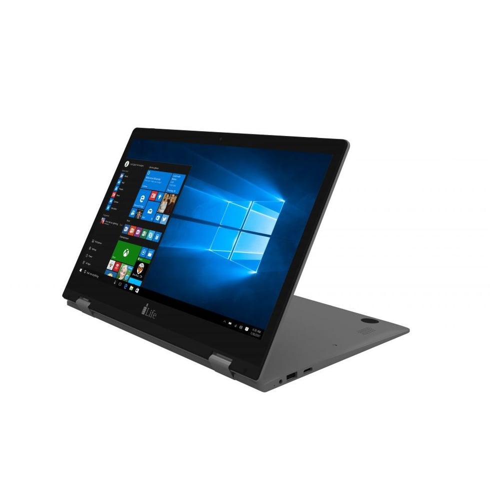i-Life ZedNote II GR Convertible Touch Laptop - Atom 1.8GHz 2GB 32GB Shared Win10 13.3inch FHD Grey i-Life ZedNote II GR Convertible Touch Laptop - Atom 1.8GHz 2GB 32GB Shared Win10 13.3inch FHD Grey