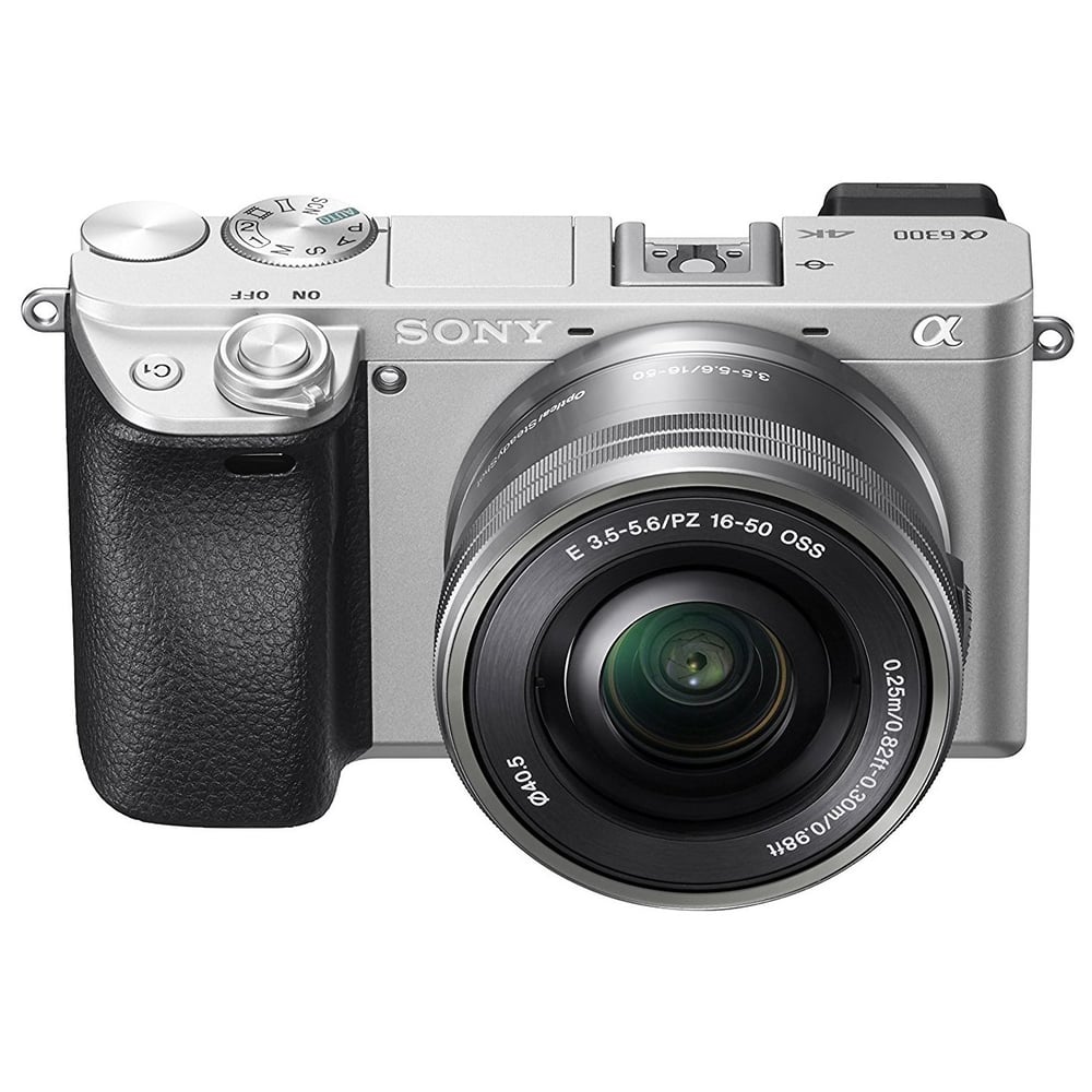 Sony Alpha a6400 Mirrorless Digital Camera ILCE-6400 Silver With E 16-50mm f/3.5-5.6 OSS Lens