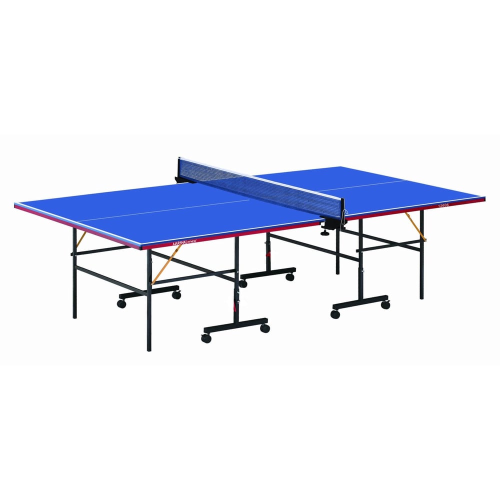 Marshal Fitness Table Tennis Table Ping Pong Table Foldable-Indoor with Post and Net