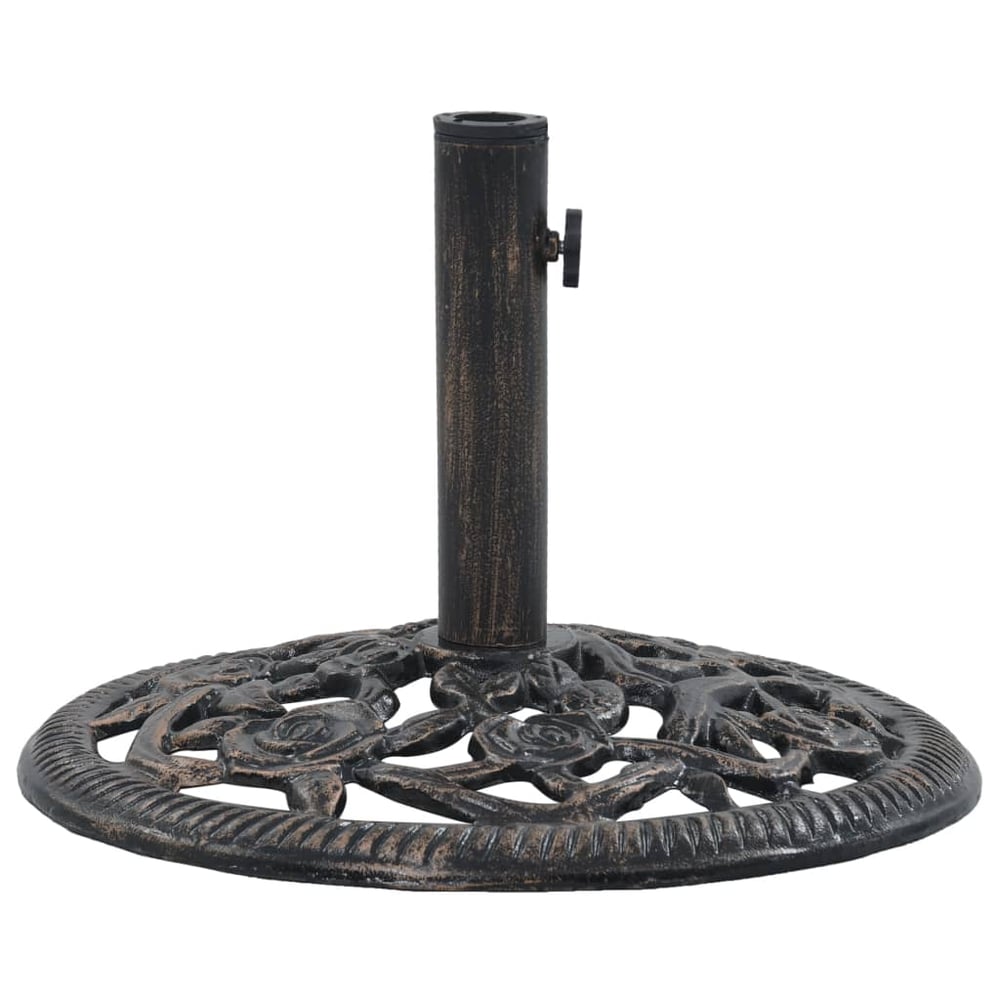Vidaxl Umbrella Base Bronze 12 Kg 48 Cm Cast Iron