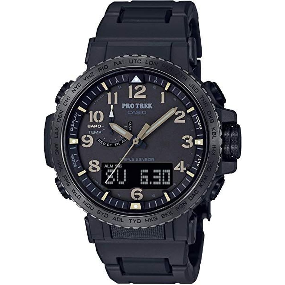 Casio PRW-50FC-1 Protrek Black Resin/Steel Analog/Digital Watch Men Casio PRW-50FC-1 Protrek Black Resin/Steel Analog/Digital Watch Men