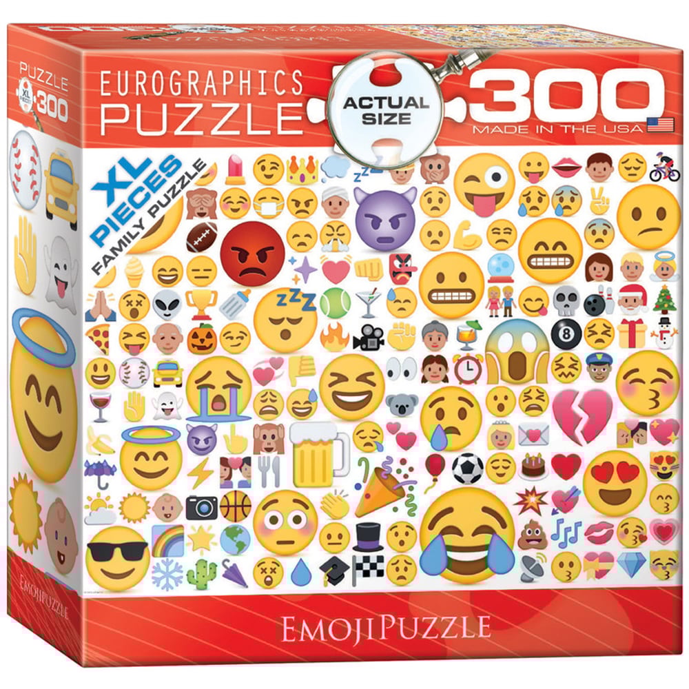 Eurographics Puzzle EuroGraphics Whats Your Mood - Emoji 300 Pieces Puzzle Eurographics Puzzle EuroGraphics Whats Your Mood - Emoji 300 Pieces Puzzle