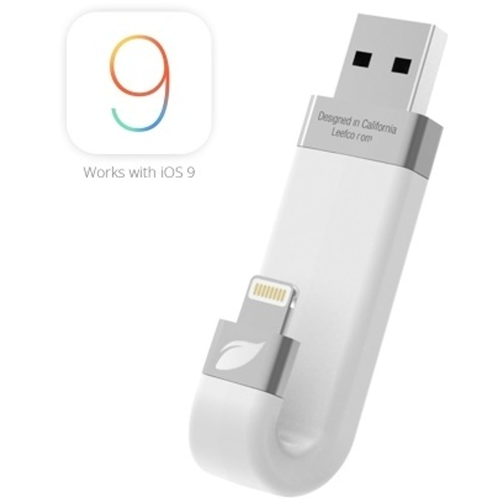 Leef LIB000WW016E1 IBridge MFI Mobile Memory Flash Drive White 16GB