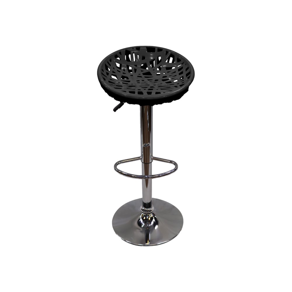 Jilphar Furniture Counter Bar Stool White Black