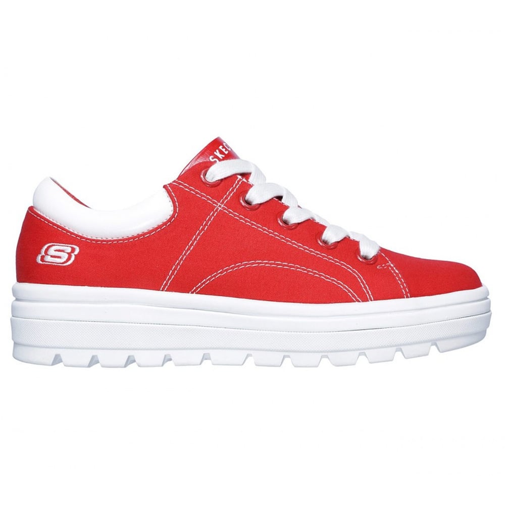 Skechers Women’s Street Cleat-Bring It Back Shoes Red - 74100-RED Skechers Women’s Street Cleat-Bring It Back Shoes Red - 74100-RED