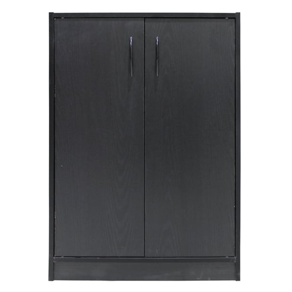 Vice 2 Door Shoe Cabinet Medium Size Dark Oak