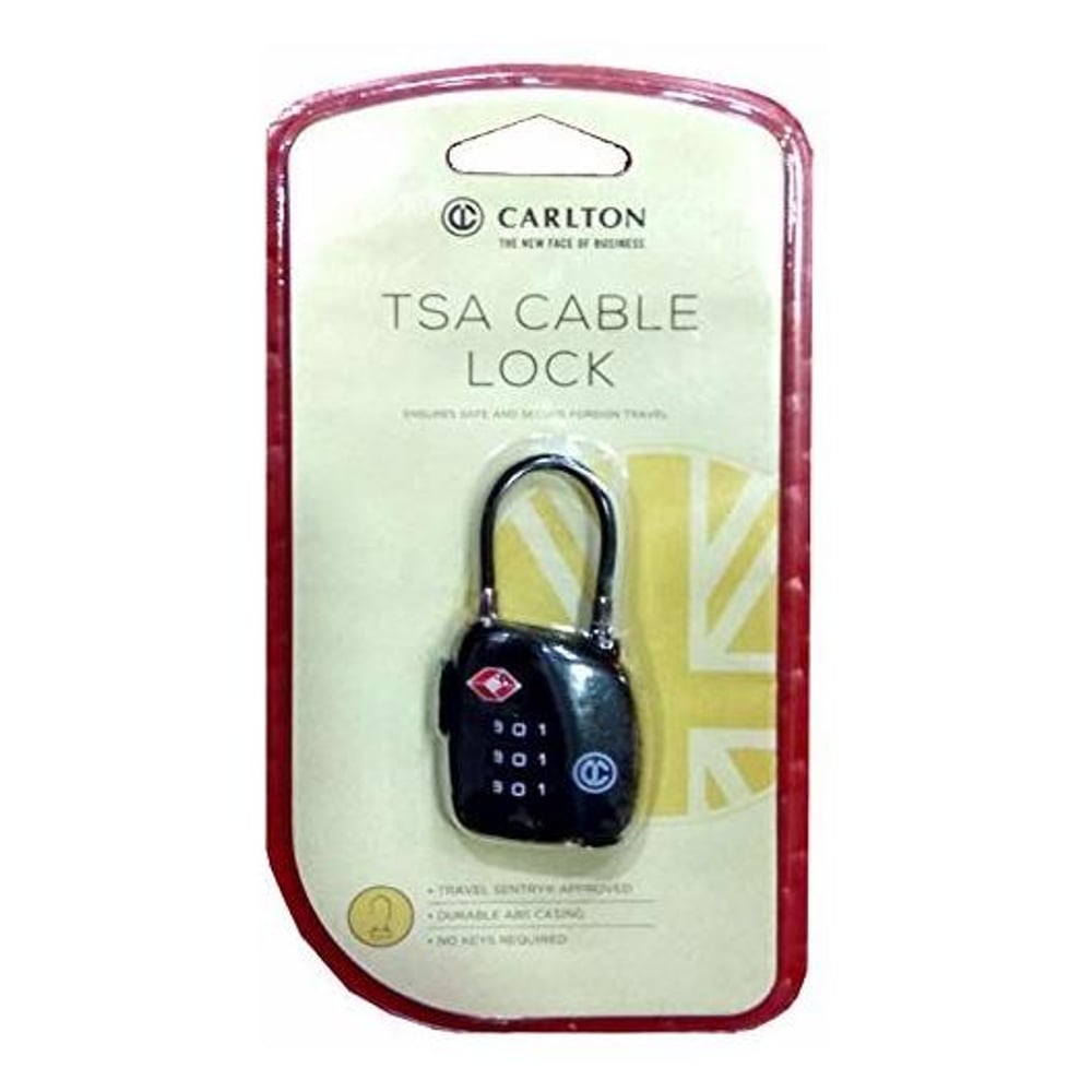 Carlton TSA Cable Lock Black