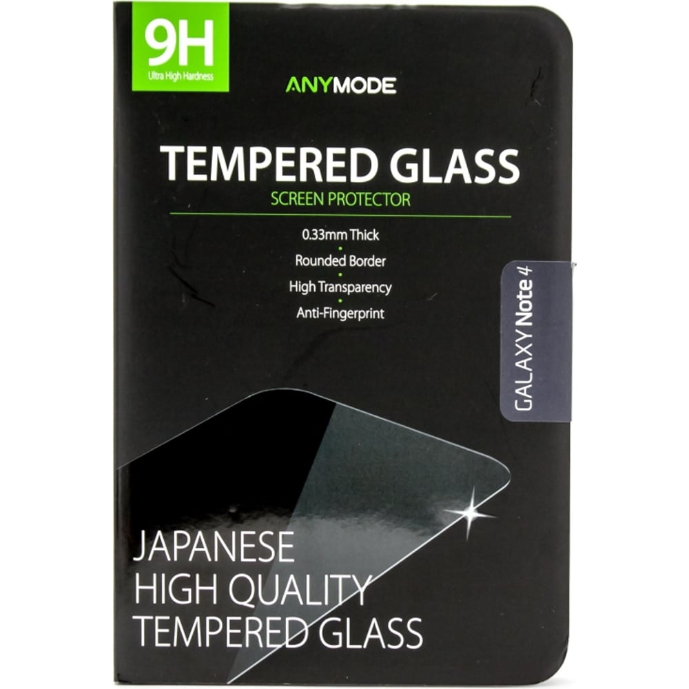 Anymode FABD008KA0 Tempered Glass Screen Protector For Galaxy Note 4
