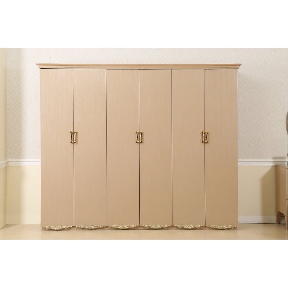 Pan Emirates Mastrona 6 Door Wardrobe