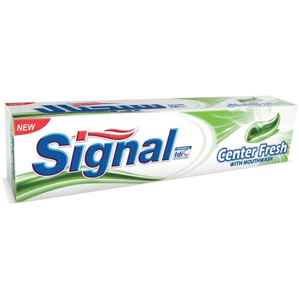 Signal Center Fresh With Mouthwash 120ml Signal Center Fresh With Mouthwash 120ml