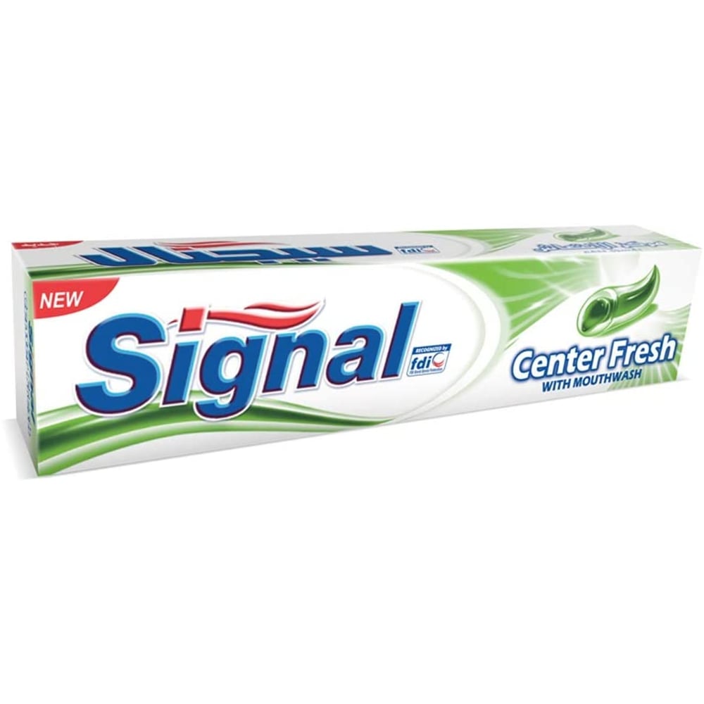 Signal Center Fresh With Mouthwash 120ml