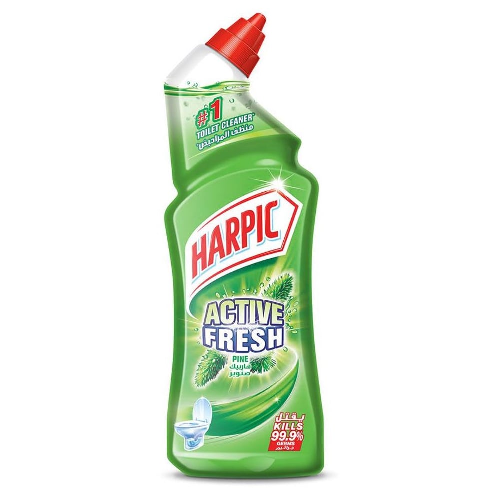 Harpic Toilet Cleaner Liquid Active Fresh Pine 750ml Harpic Toilet Cleaner Liquid Active Fresh Pine 750ml