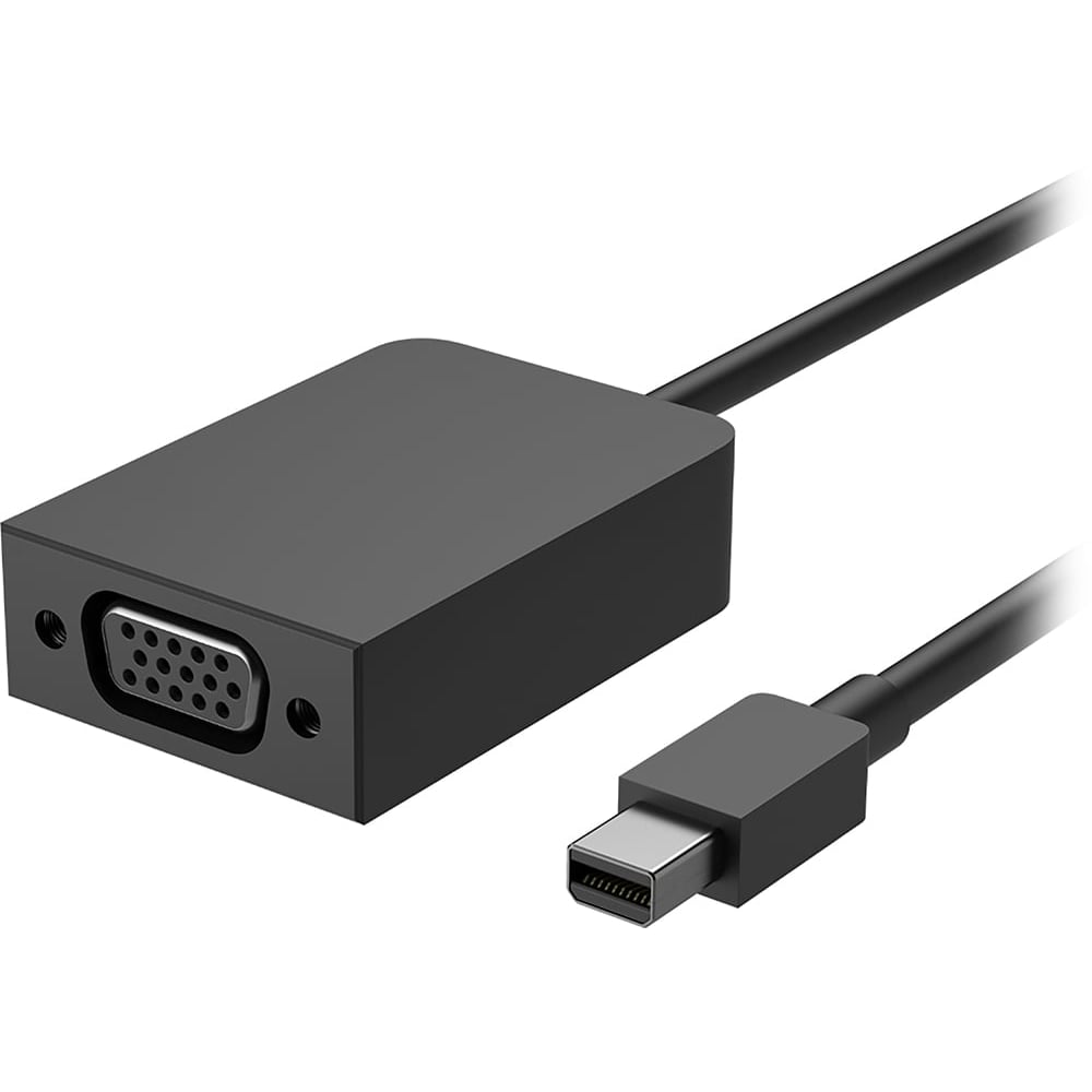 Mini DisplayPort-to-VGA Adapter for Microsoft Surface 3, Surface Pro 3 and 4 and Surface Book - Black