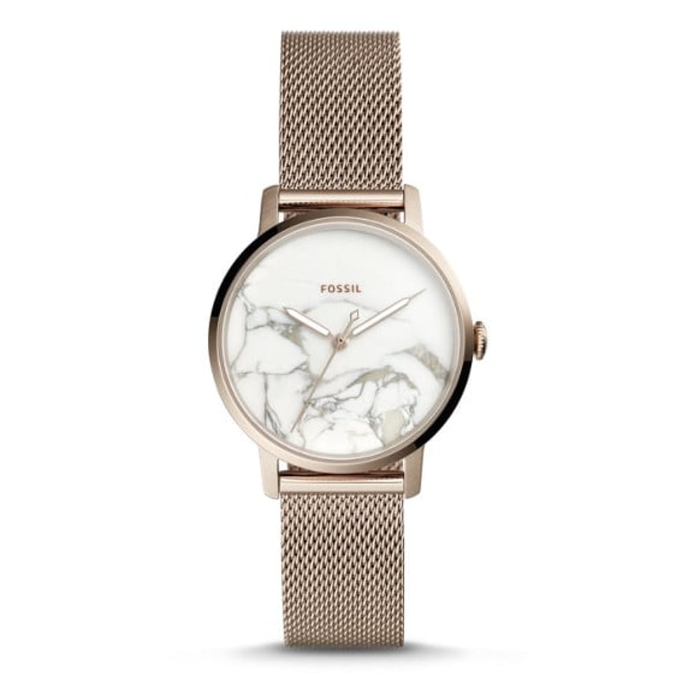 Fossil ES4404 Neely Three-Hand Pastel Pink Stainless Steel Ladies Watch