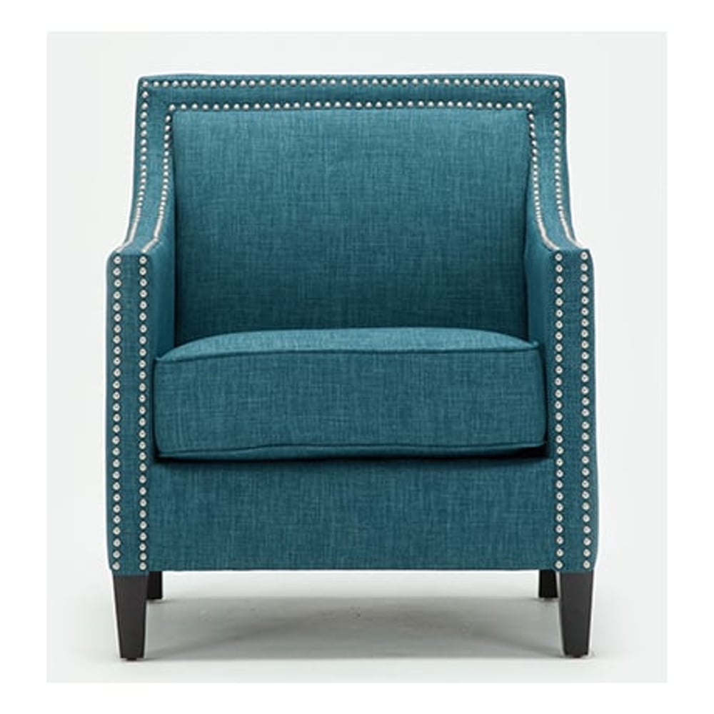 Tanner Teal Accent Chair Blue Tanner Teal Accent Chair Blue