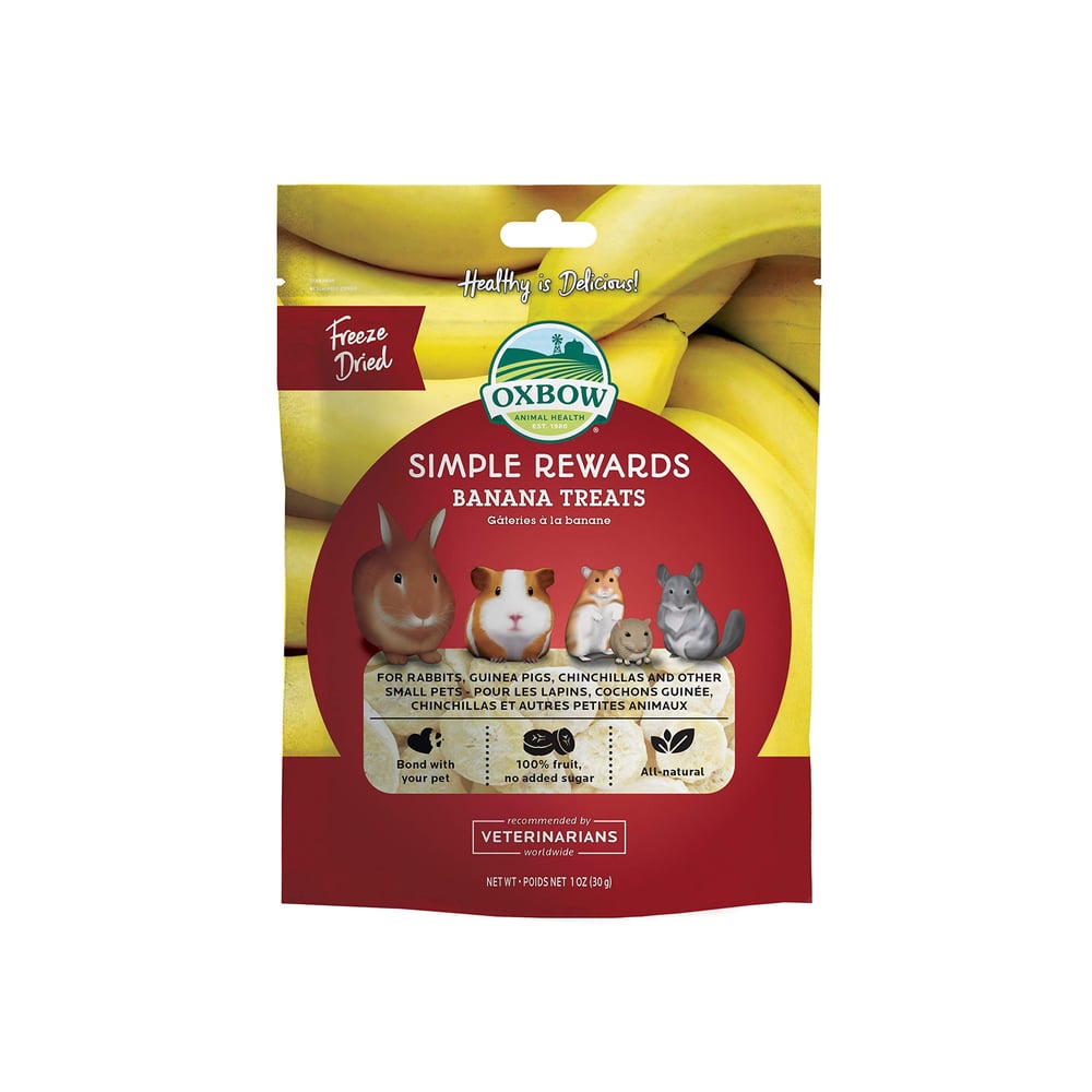 Oxbow Banana Treat Simple Rewards 30g