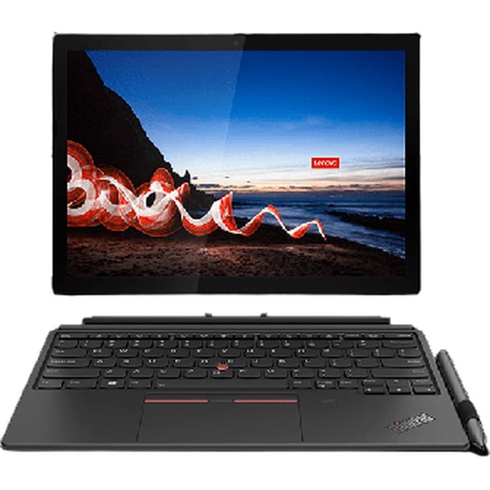 Lenovo ThinkPad X12 2 in 1 Laptop - 11th Gen Core i7 2.10GHz 16GB 512GB Shared Win10Pro FHD 12.3inch Magnesium Aluminium Black English/Arabic Keyboard 20UW0006AD (2021) Middle East Version