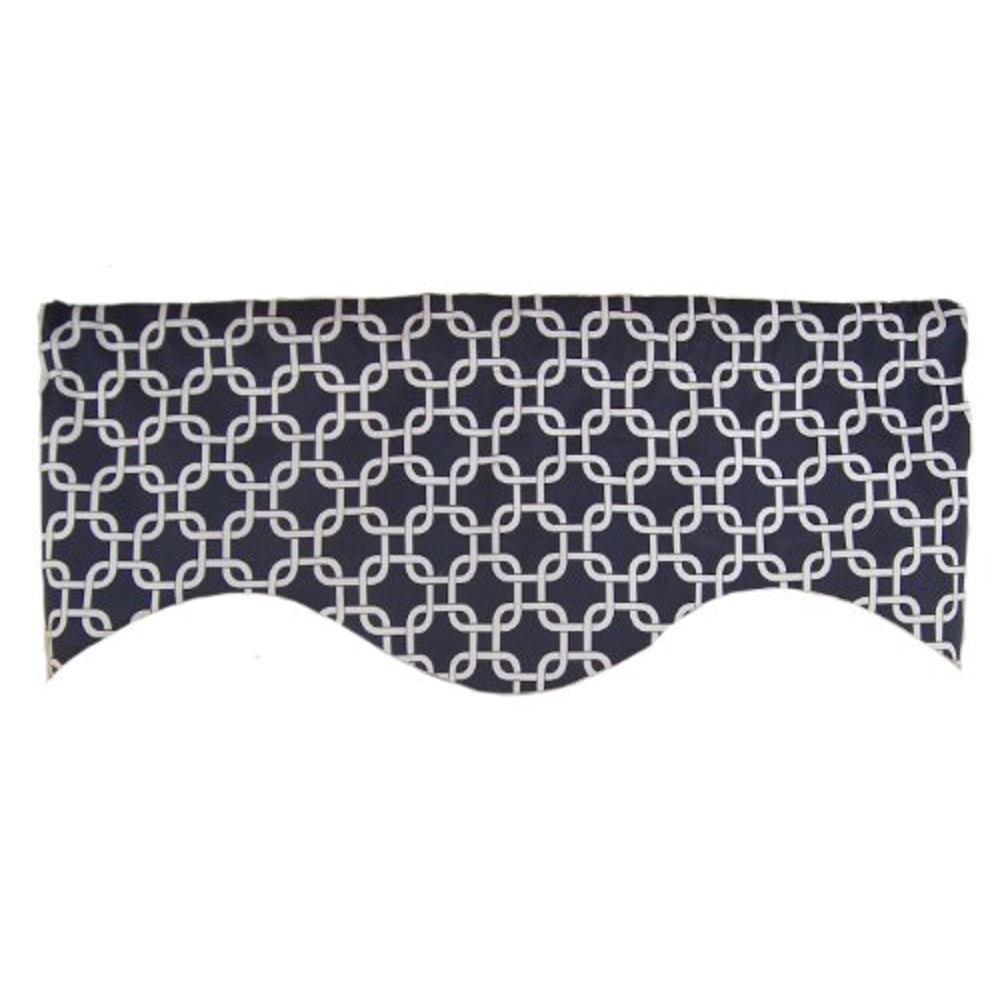 Rlf Home Interlock Valance, Navy