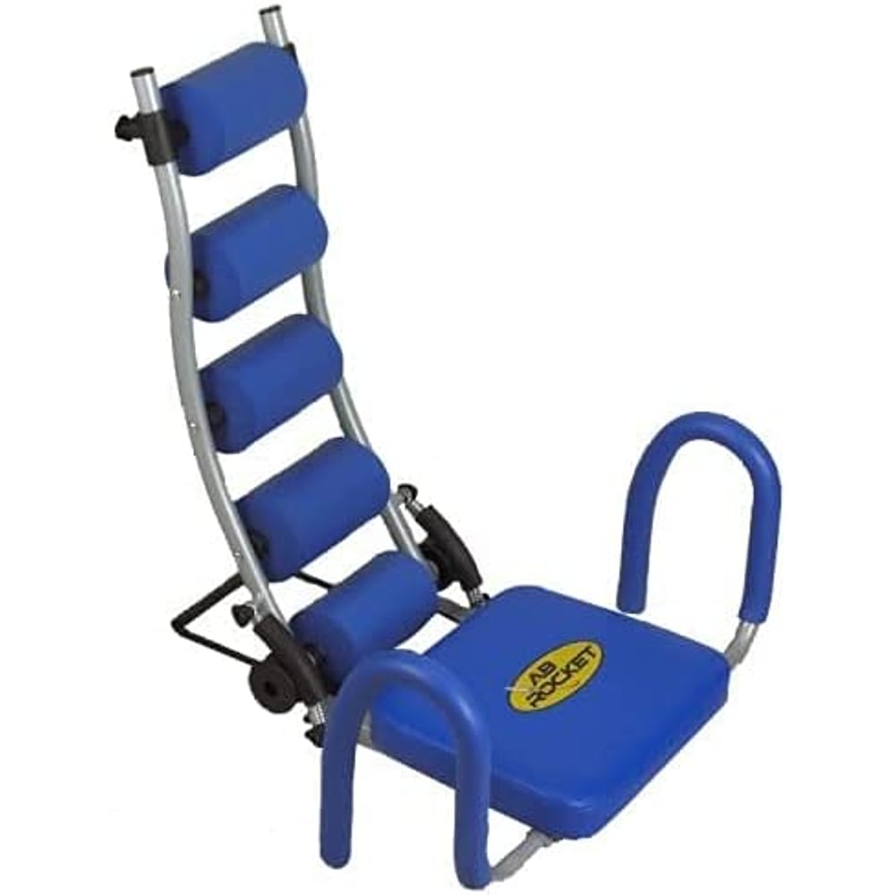 ULTIMAX Abdominal Trainer Ab Rocket Twister Abdominal Exercise Chair, Blue
