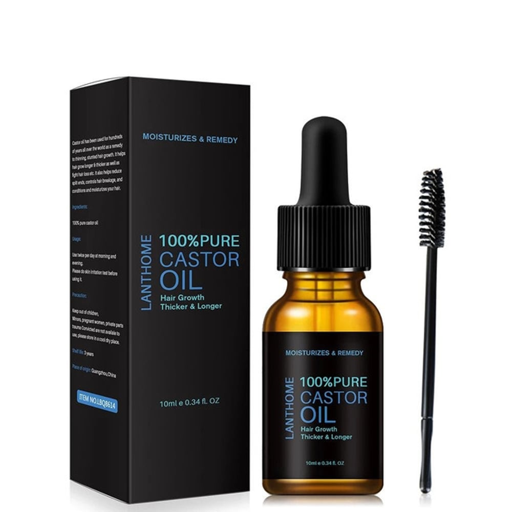 Lanthome 100% Pure Castor Hair Oil 10ml Lanthome 100% Pure Castor Hair Oil 10ml