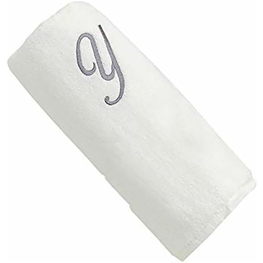 Personalized For You Cotton White Y Embroidery Bath Towel 70*140 cm