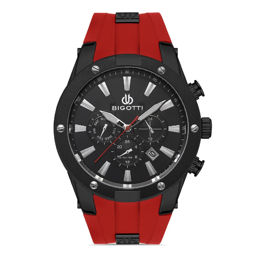 Bigotti Milano Mens Silicon Strap Watch - Bg.1.10354-5