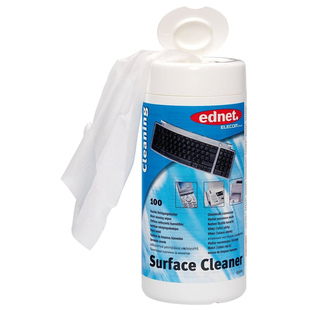 Ednet 63001 Surface Cleaner 100 Tissues