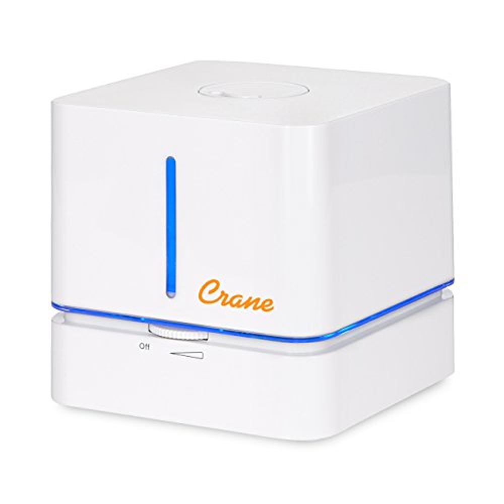 Crane Cube Personal Ultrasonic Cool Mist Humidifier 0.5 Gallon, Filter Free, White , For Home Bedroom Hotels Travel And Office Crane Cube Personal Ultrasonic Cool Mist Humidifier 0.5 Gallon, Filter Free, White , For Home Bedroom Hotels Travel And Office