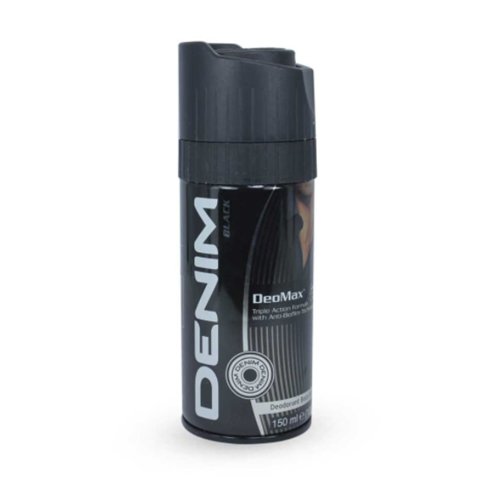 Denim Black Deodorant Body Spray 150ml