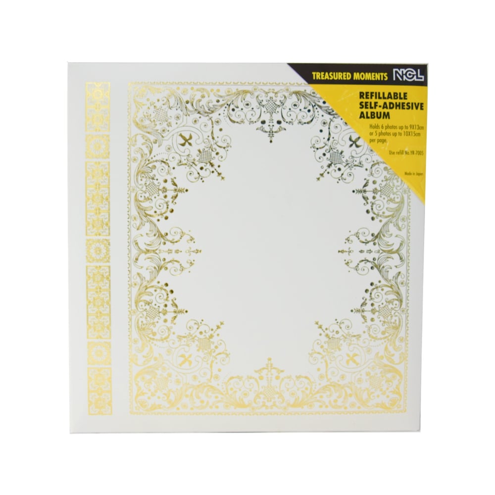 NCL YB-71211 Refillable Self-Adhesive Photo Album 30 sheets - White NCL YB-71211 Refillable Self-Adhesive Photo Album 30 sheets - White