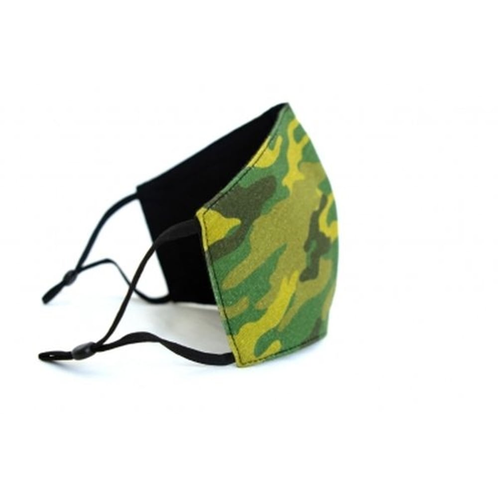 ILounj ILS 012/ML Green Camo Print Face Mask